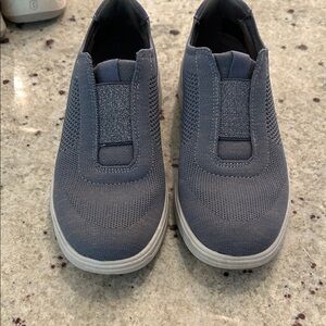 Womens Blue Slip-On Shoes